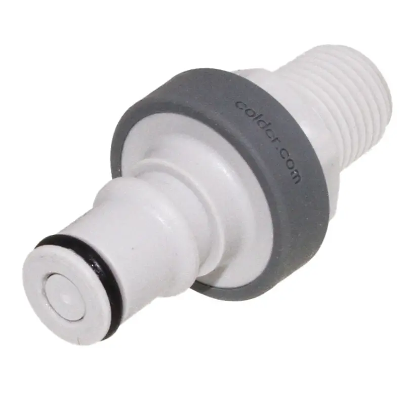Ns4D24004Bspt06 Abs Valved Male Thread Coupling: 1/4" Bspt 1