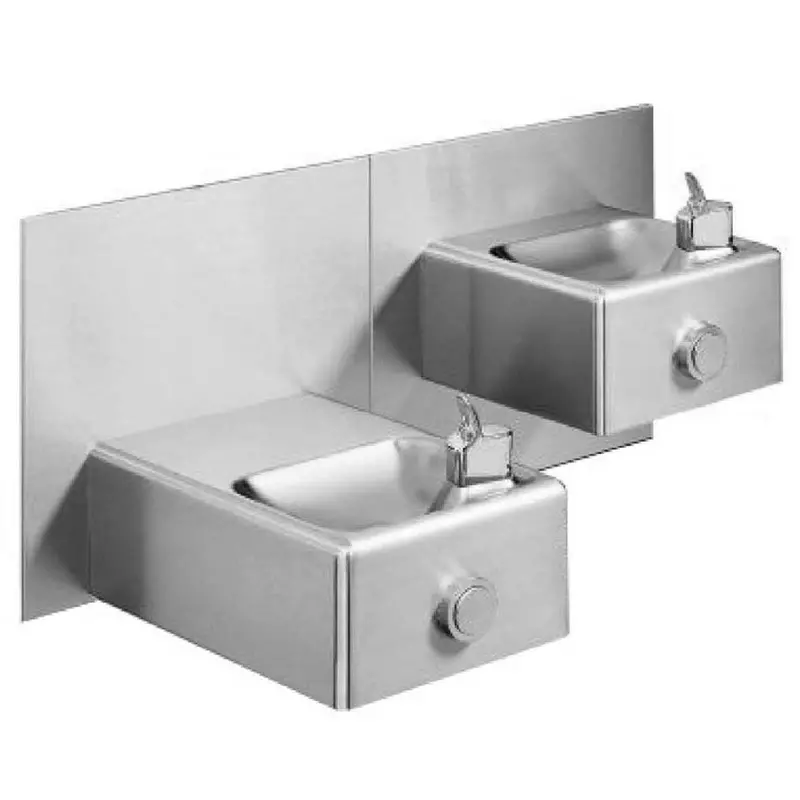 Oasis Msslpm Square Bi-Level Modular Drinking Fountain 1