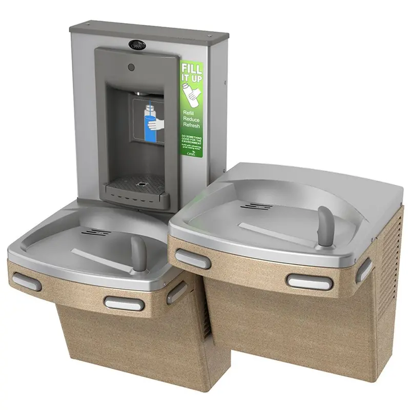 Oasis P8Sbfsl Split-Level Bottle Filler And Water Fountain 1