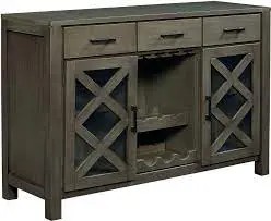 Omaha Barnwood-Style Storage Sideboard Cabinet 1