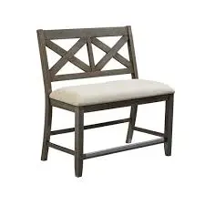 Omaha Grey Counter-Height Dining Bench 1