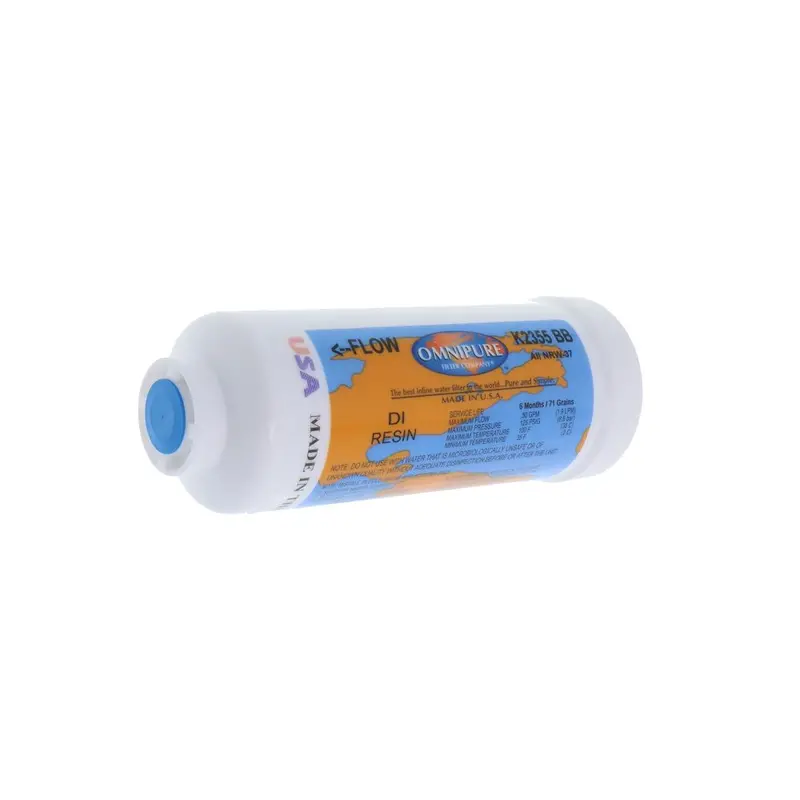 Omnipure K2355-Bb Di Mixed-Bed Resin Filter – 6-Inch X 2-Inch, 1/4-Inch Female Pipe Thread 1