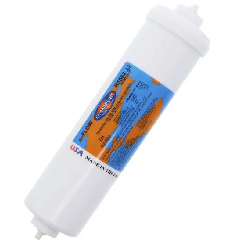 Omnipure K5562-Jj-Nrw37 Inline Di Mixbed Resin – 10" X 2.5", 1/4" Quick-Connect 2
