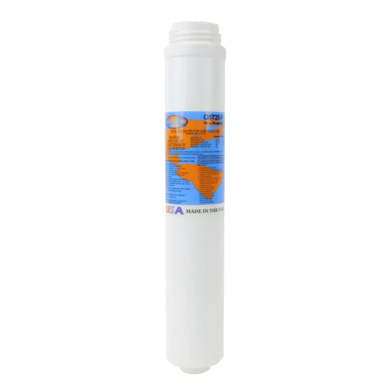 Omnipure Q5720-P Twist-Off Carbon Block Filter – 14" X 2.5", 1-Micron, Nsf Certified For Cto, Cyst, And Scale Reduction 1