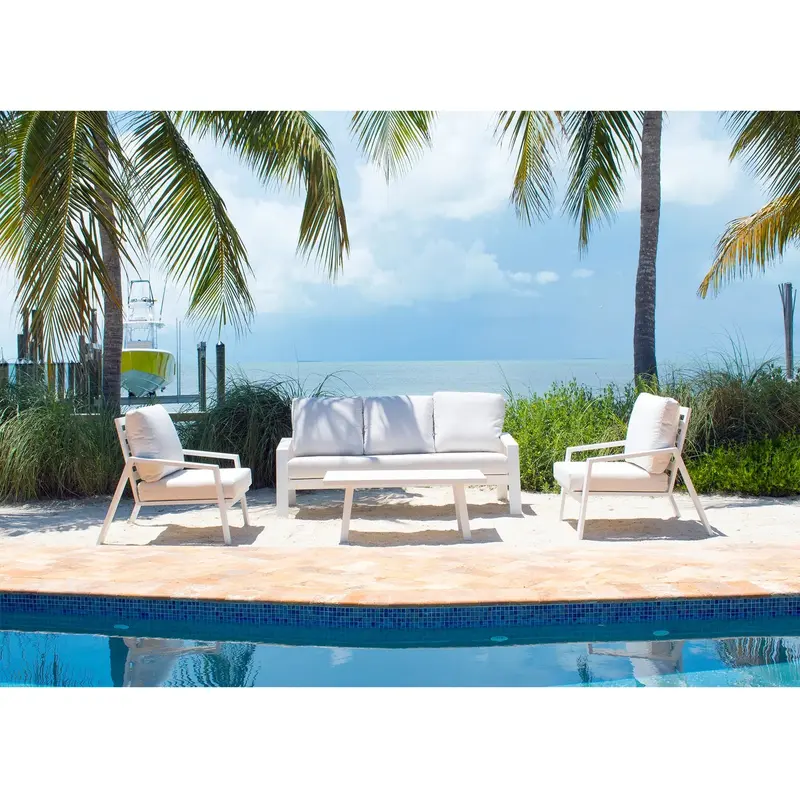 Panama Jack Mykonos 4-Piece All-Weather Outdoor Seating Collection 1
