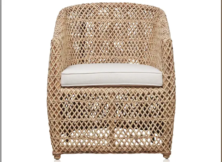 Panama Jack Outdoor Accent Chair – Woven All-Weather Lounge Chair 1