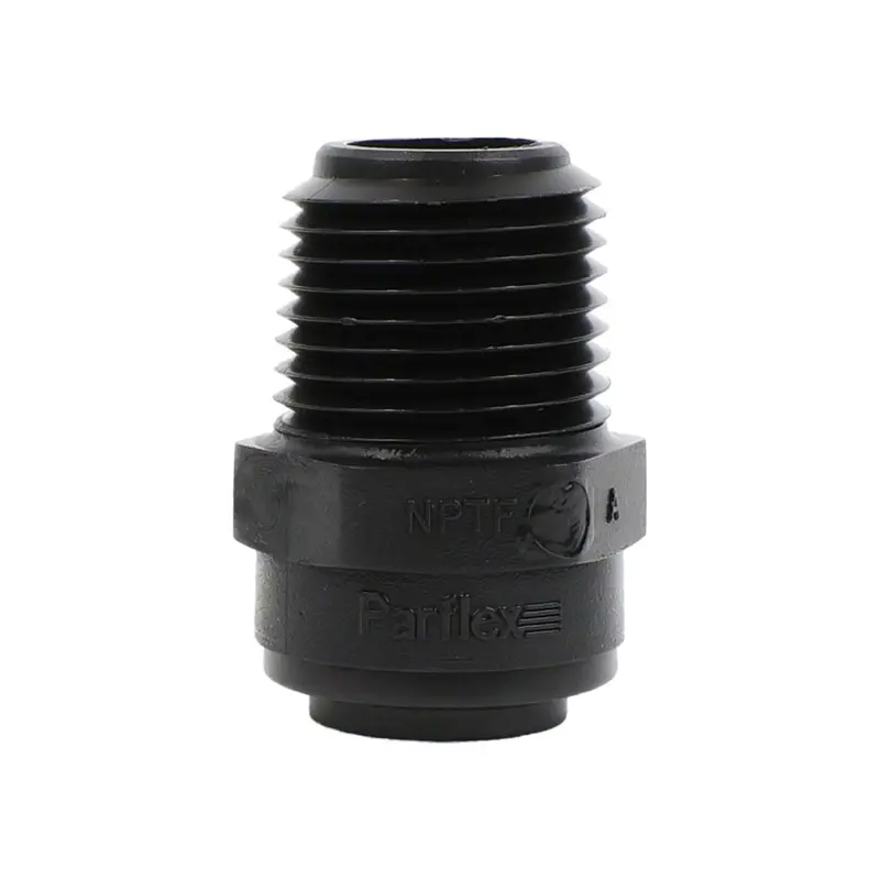 Parker Kynar Black Male Nptf Connector – 1/2" X 1/2" 1