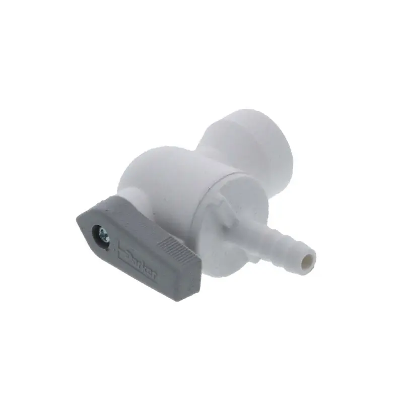 Parker Liquifit Par-Barb Female Elbow Fitting: 1/4" Id Barb To 1/4" Npt Female Thread 2