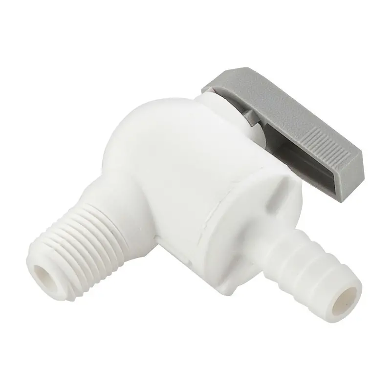 Parker Liquifit Par-Barb Male Elbow Fitting: 1/4" Id Barb To 1/4" Npt Male Thread 1