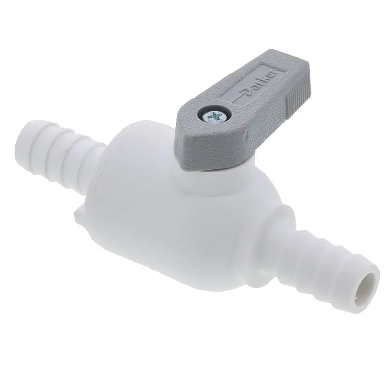 Parker Liquifit Par-Barb Union Connector: Dual 3/8" Id Barb Configuration 1