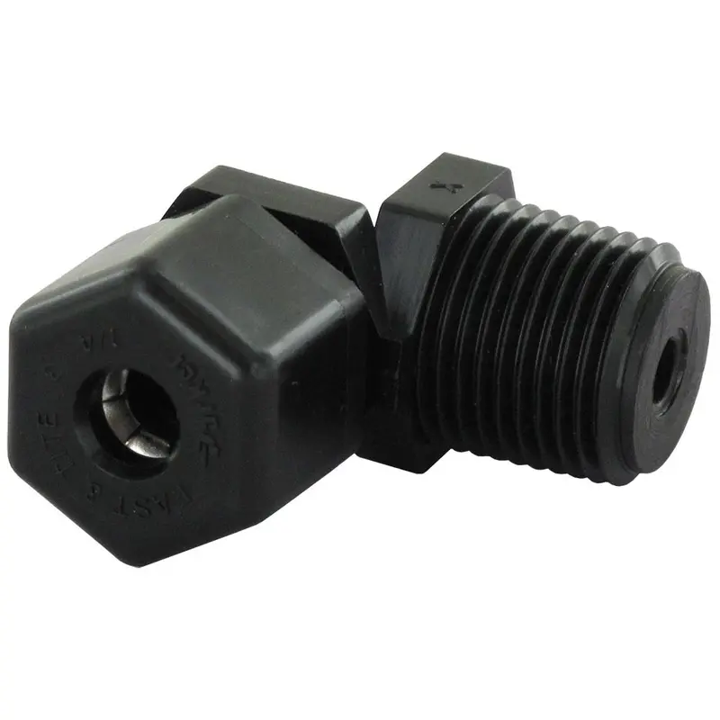 Parker P4Me6 Fast & Tite Male Compression Fitting – 1/4" Comp × 3/8" Mnpt 1