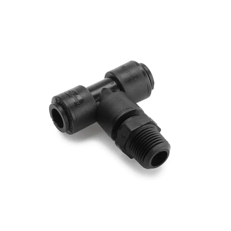 Parker Trueseal Push-To-Connect Fitting — Dual 3/8" Od Ports (Fb6Mts6-Hblk) 1