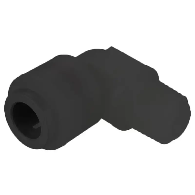 Parker Trueseal Push-To-Connect Fitting — Dual-Size: 3/8" & 1/4" Od Tubes (Fb6Me4-Hblk) 1