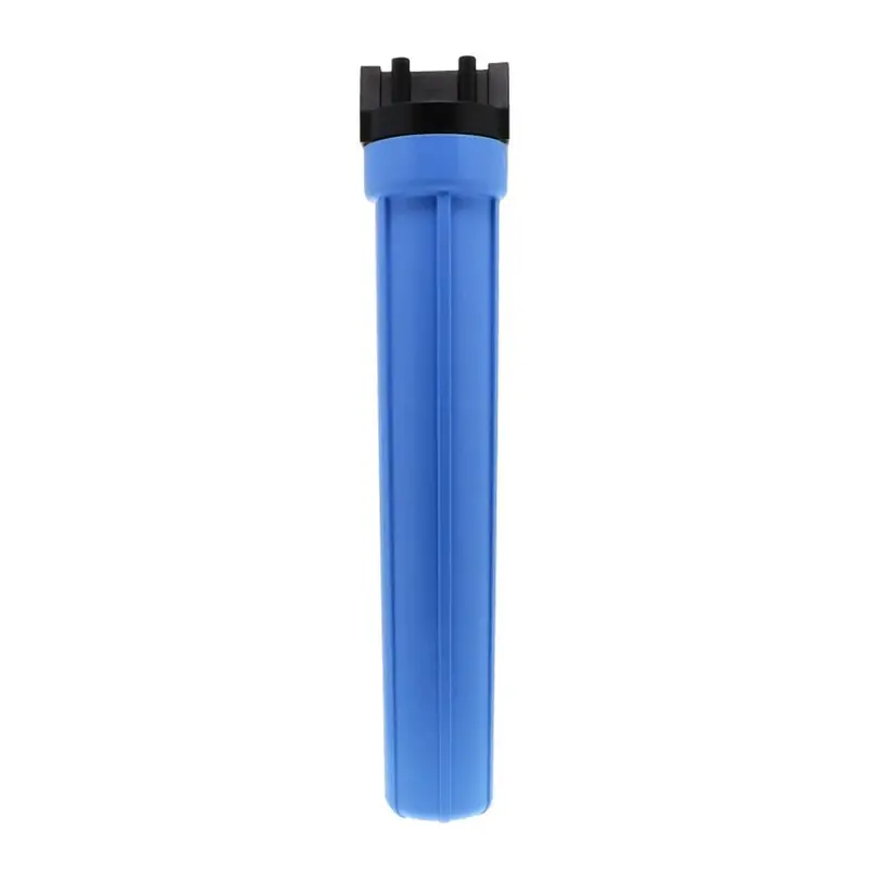 Pentek 150069 20-Inch Standard Water Filter Housing – Black/Blue With Pressure Relief, 3/4" Fpt 1