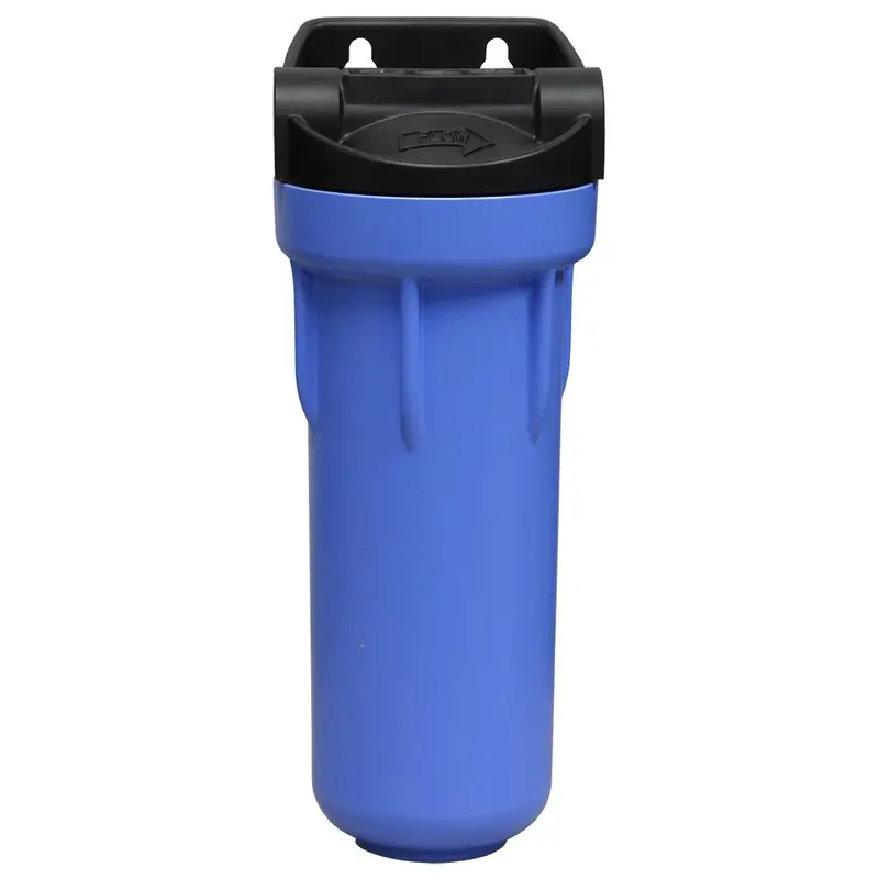 Pentek 150574 10-Inch 3G Black-And-Blue Mm Standard Filter Housing With Pressure Relief – 3/4 Inch Fpt 1