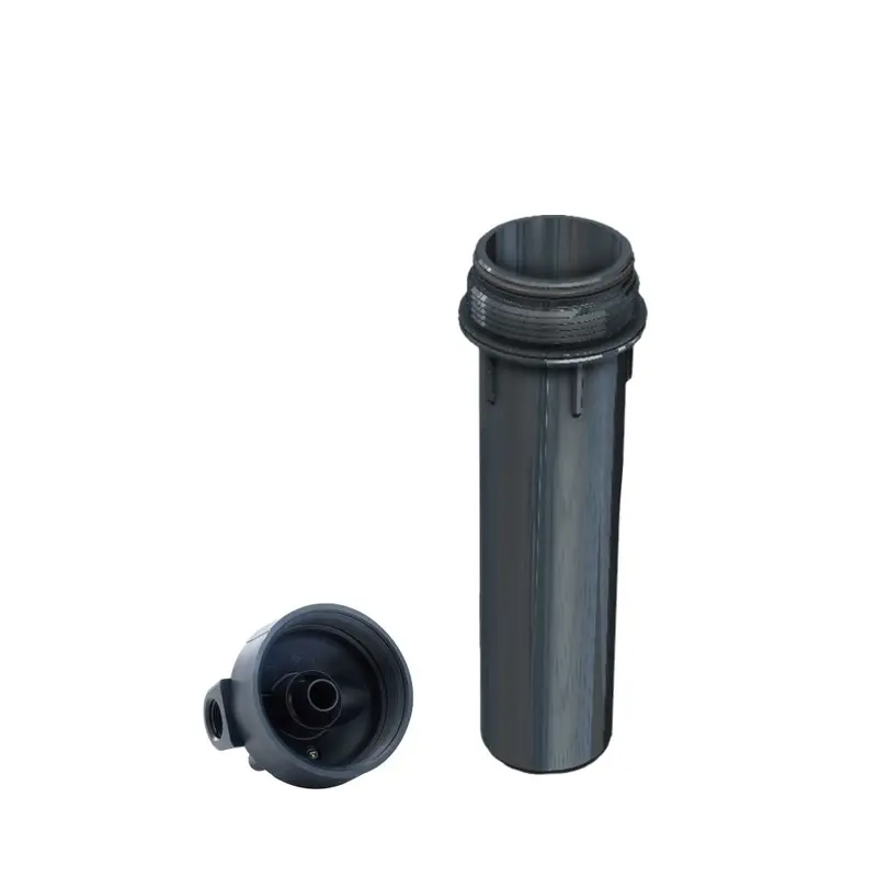 Pentek Dura-Series 10" Standard Filter Housing: 3/4" Fpt, Slate Cap, No Pressure Relief 1