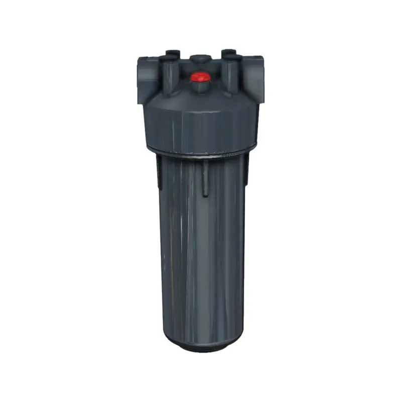 Pentek Dura-Series 10" Standard Filter Housing: 3/4" Fpt, Slate Cap With Pressure Relief 1