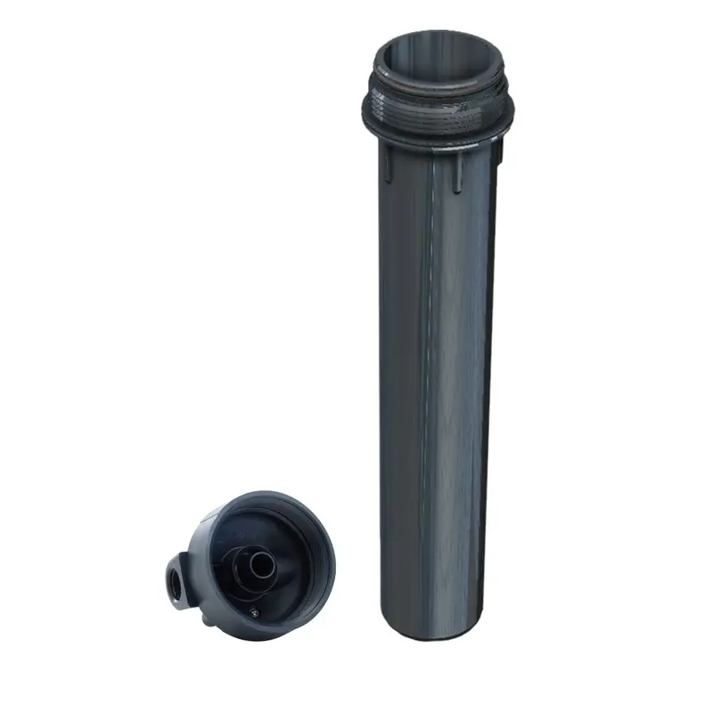 Pentek Dura-Series 20" Standard Filter Housing: 3/4" Fpt, Slate Cap, No Pressure Relief 1
