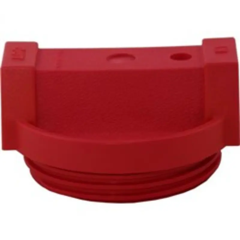 Pentek High-Temp Nylon Filter Cap – 3/4" Fpt, Red, No Pressure Relief 1