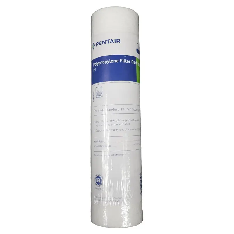 Pentek P-Series 9-7/8 Inch Spun Polypropylene Filter Cartridge – 1 Micron Rating 1