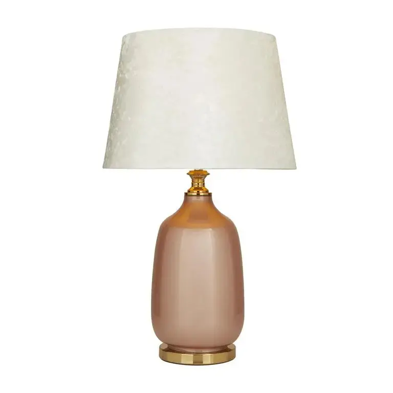 Pink Polyester Glamorous Table Lamp 1