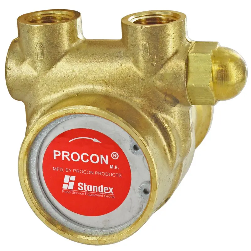 Procon Brass Positive-Displacement Pump – 60 Gph, 3/8" Npt, Single Flat Drive 1