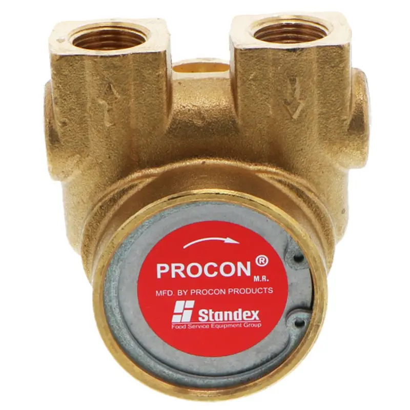 Procon Nsf-Certified Brass Pump – 100 Gph, 3/8" Npt, Clamp-On Double-Flat Drive 1