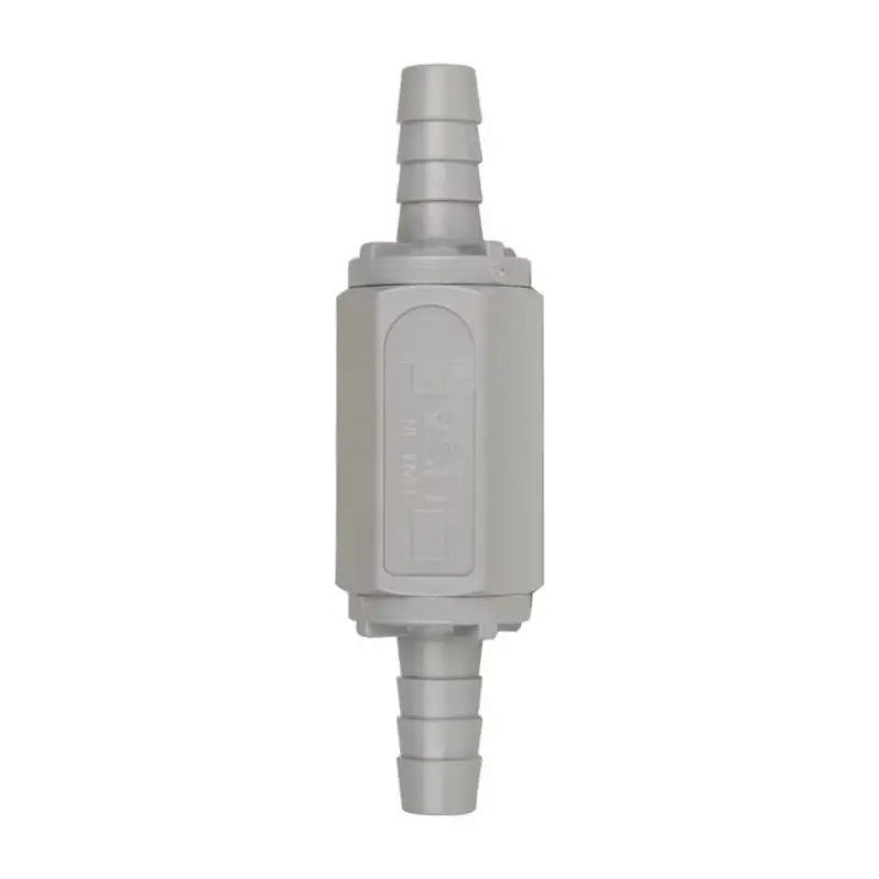 Pvc 426 Series Check Valve With Fkm Seals – 3/8" Hb X 3/8" Hb, Gray Body 1