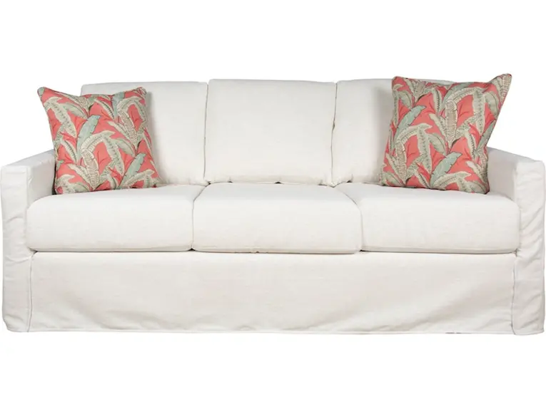 Queen-Size Sleeper Sofa With Luxe Depth Slipcover 1