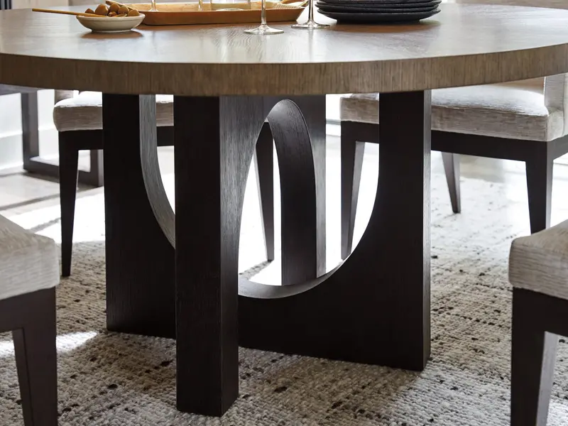 Regent Pedestal Round Dining Table 1