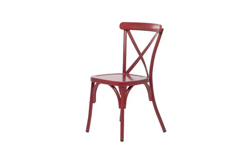 Rustic Farmhouse-Style Outdoor Dining Chair 1
