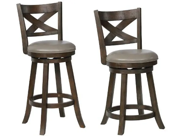 Rustic Wooden Barstool 1
