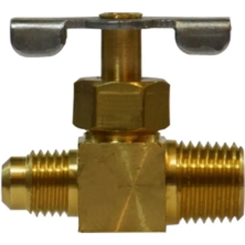 Sae-Style Brass Needle Valve – 1/4" Inlet/Outlet 1