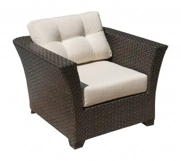 Samoa Off-White Cushioned Lounge Chair 1