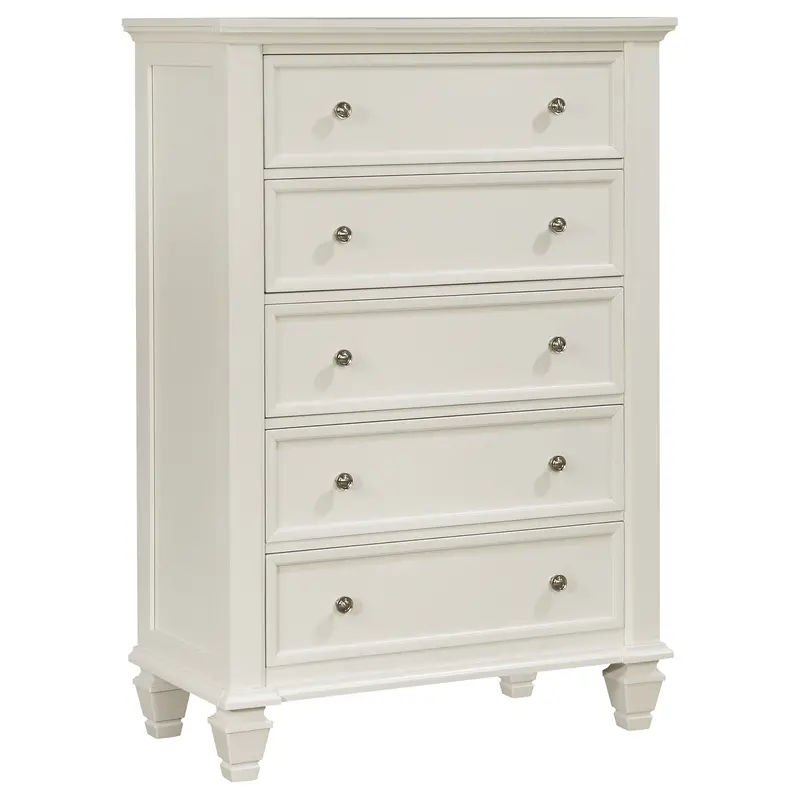 Sandy Beach Chest Of Drawers – Coastal-Inspired Storage With Soft-Close Slides 1