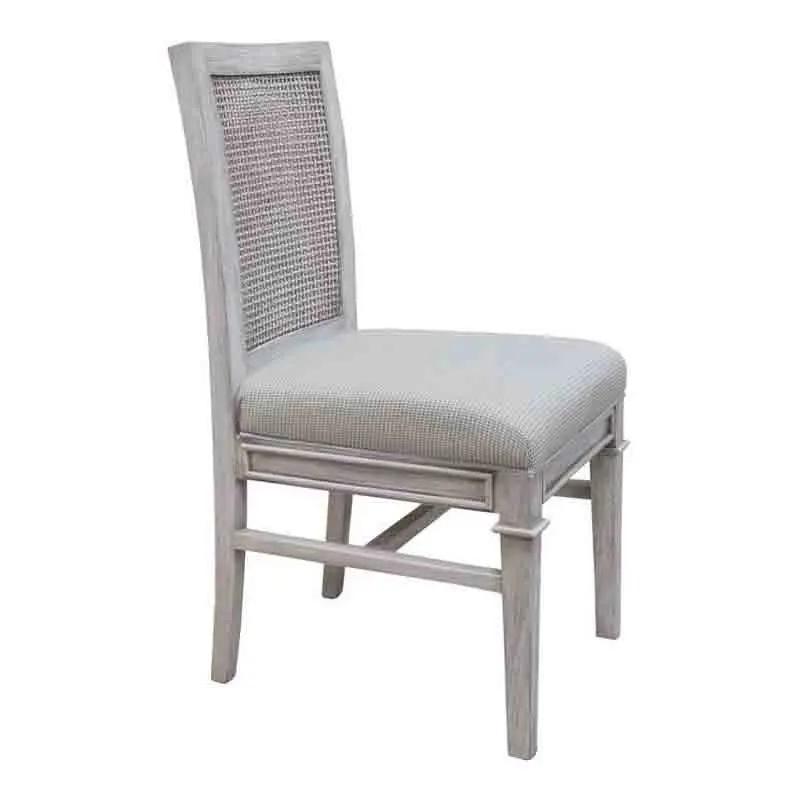 Savannah Wicker And Wood Dining Side Chair 1