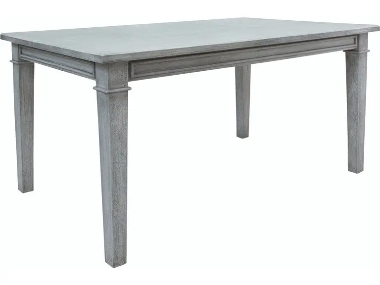 Savannah Wicker-And-Wood Dining Table 1