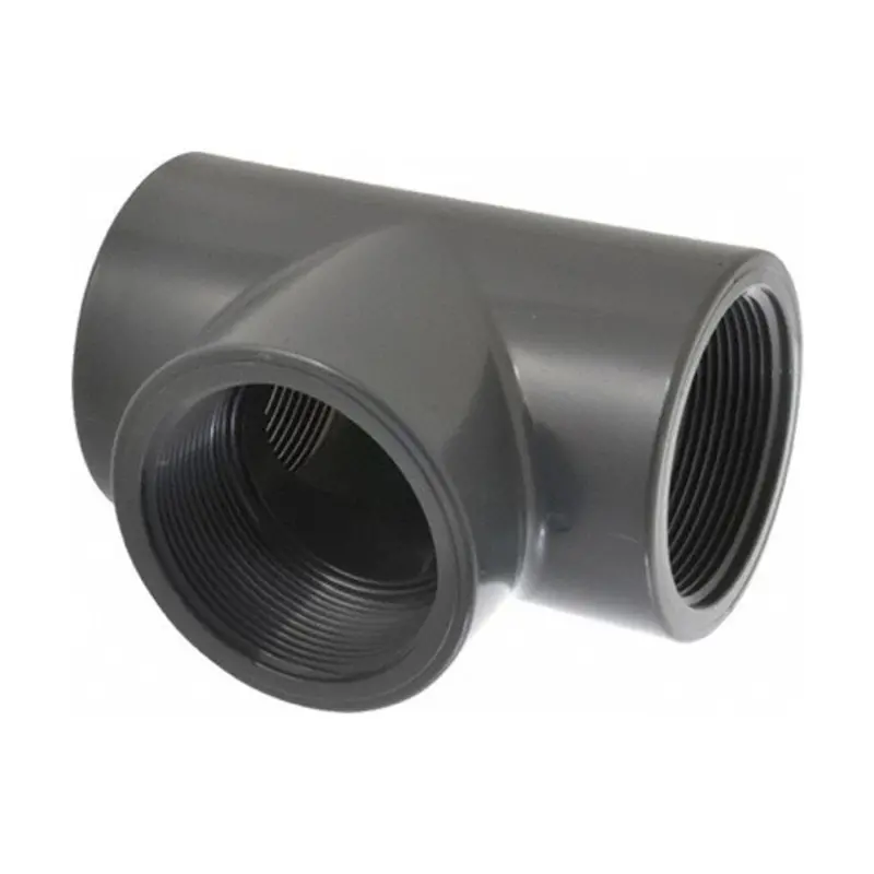 Schedule 80 Pvc Tee Fitting: 3/8" Female Iron Pipe Thread (Fip) 1