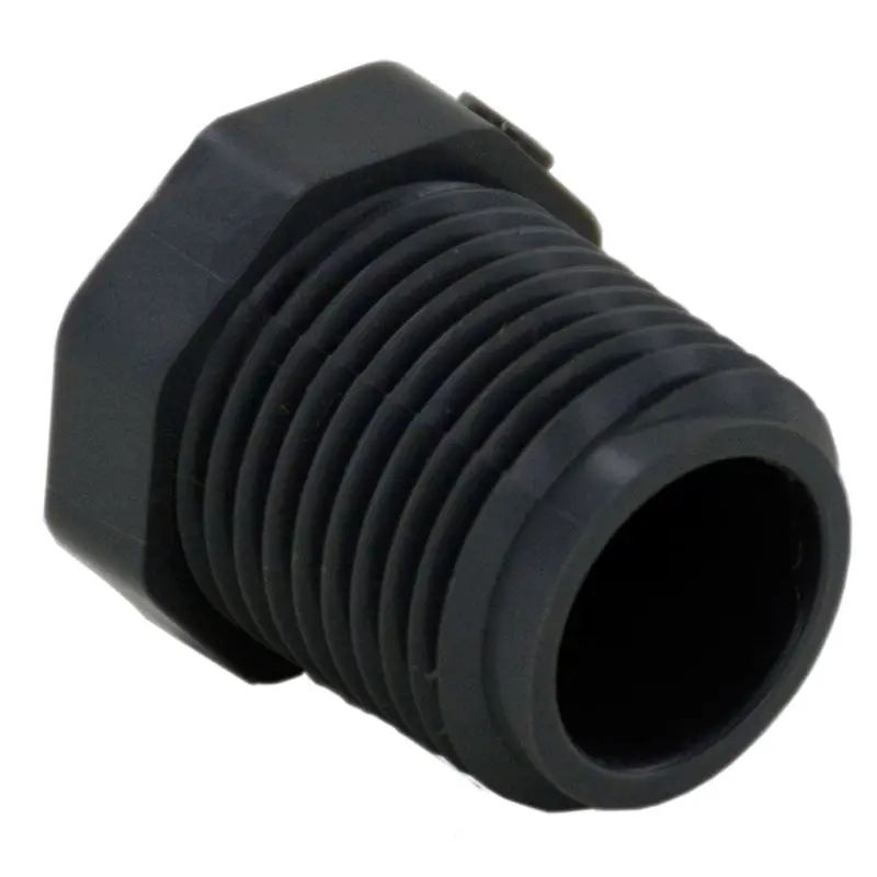 Schedule 80 Pvc Threaded Plug — 3/4" Male Iron Pipe (Mip) End Cap 1