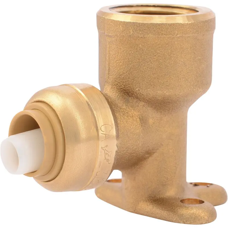 Sharkbite U332Lf Lead-Free Brass 3/8" X 1/2" Drop-Ear Fpt Elbow 1