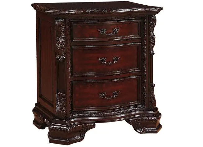 Sheffield Contemporary Nightstand With Drawer And Shelf 1