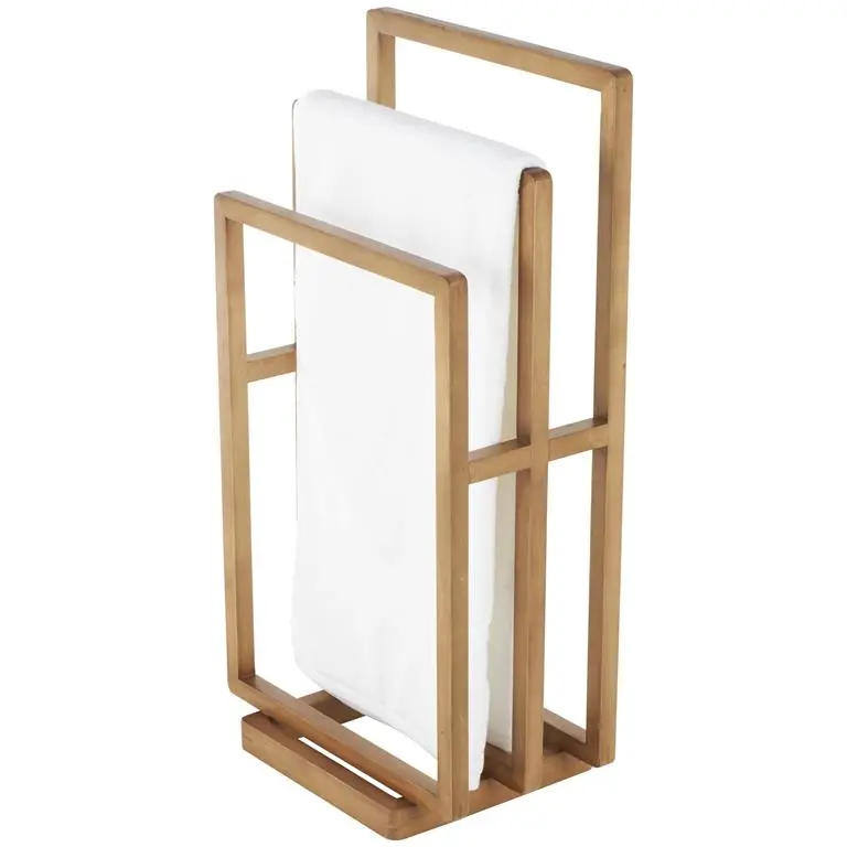 Sleek Quilt Rack With Modern Wooden Frame For Closet Or Bedroom Use 1