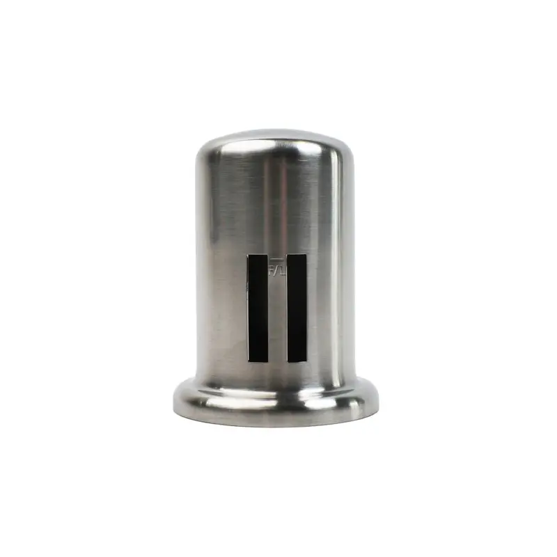 Stainless Steel Twin Inlet Air Gap Cover Cap – Brass-Finished 1