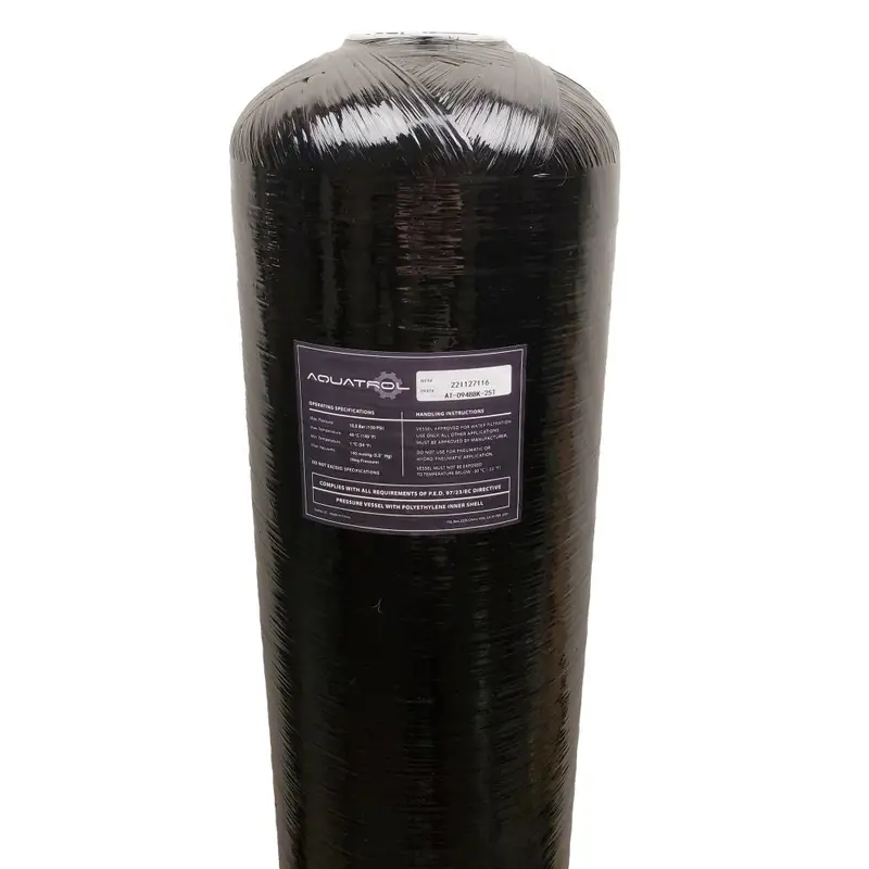 Standard 12X52 Black Mineral Tank – Nsf-Certified Water Softener Resin Vessel 2