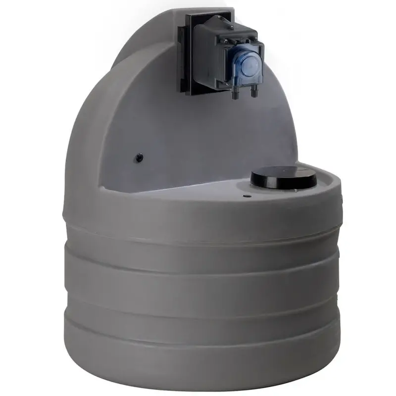 Stenner Econ Fp Series Metering Pump With Integrated 7.5-Gallon Gray Storage Tank – 1.4 Gpd, 120V Ac, #M Tube 1