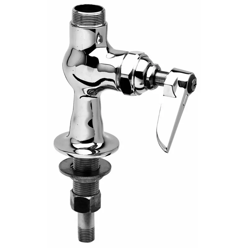T&S Brass B-0205-Ln Single-Hole Deck-Mount Pantry Faucet – Swivel Base, Nozzle-Free Design 1