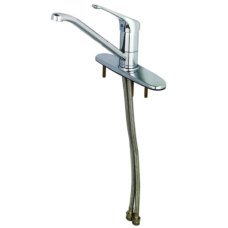 T&S Brass B-2731-Lh Single-Lever Deck-Mount Mixing Faucet – Extended Handle 1