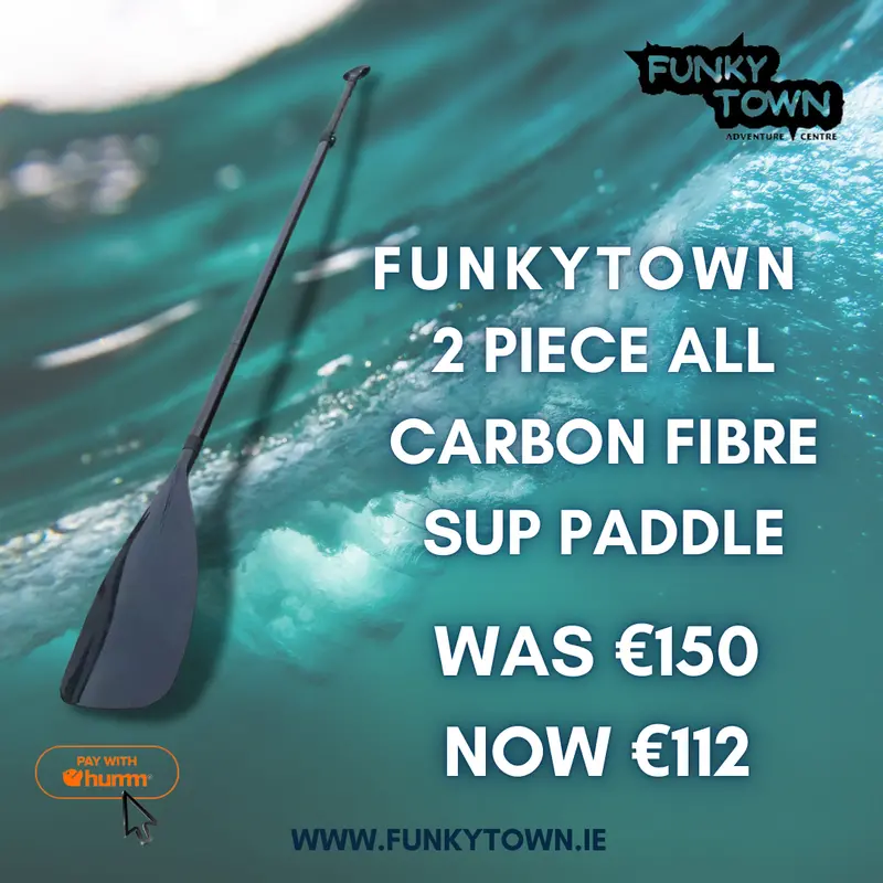 Two-Piece All-Carbon Fiber Sup Paddle For Stand-Up Paddleboarding 1