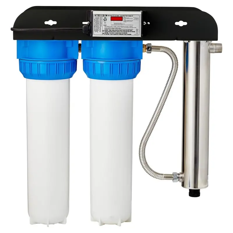 Viqua Vh410-F22 Uv Disinfection System – 18 Gpm, Includes 20" Sediment & Carbon Prefilters 1
