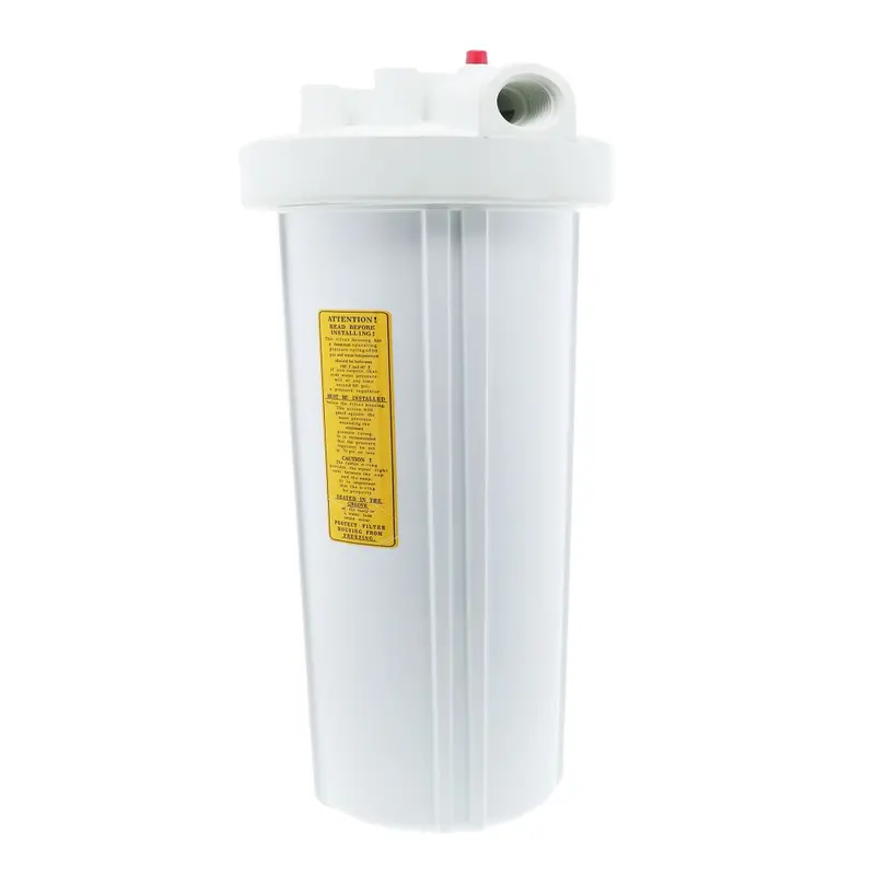 Watts Flowmatic 20-Inch Full-Flow White Water Filter Housing With Pressure Relief 1